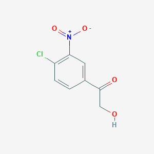 molecular formula C8H6ClNO4 B13709740 4'-Chloro-3'-nitro-2-hydroxyacetophenone 