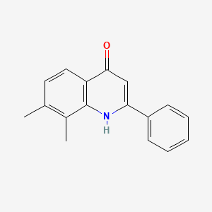 7,8-Dimethyl-4-hydroxy-2-phenylquinoline