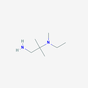 molecular formula C7H18N2 B1370979 (2-氨基-1,1-二甲基乙基)乙基(甲基)胺 CAS No. 1018289-07-0