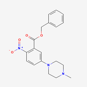 Benzyl 5-(4-Methylpiperazin-1-yl)-2-nitrobenzoate