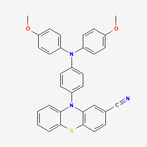 10-(4-(Bis(4-methoxyphenyl)amino)phenyl)-10H-phenothiazine-2-carbonitrile