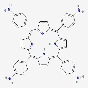 molecular formula C44H34N8 B13709831 Tetra(4-aminophenyl)porphyrin, TPAPP 