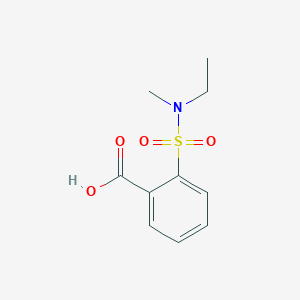 molecular formula C10H13NO4S B1370986 2-[乙基(甲基)磺酰氨基]苯甲酸 CAS No. 1094777-57-7