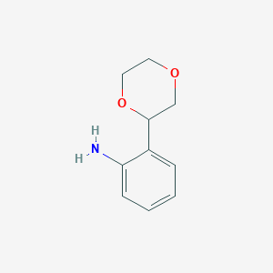 2-(1,4-Dioxan-2-yl)aniline