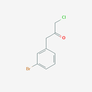 molecular formula C9H8BrClO B1370989 1-(3-Bromofenil)-3-cloropropan-2-ona CAS No. 1095033-06-9