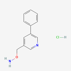 O-[(5-Phenyl-3-pyridyl)methyl]hydroxylamine Hydrochloride