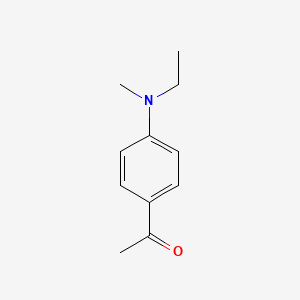 molecular formula C11H15NO B1370991 1-{4-[Ethyl(methyl)amino]phenyl}ethan-1-one CAS No. 849587-60-6
