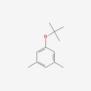 molecular formula C12H18O B13709931 Benzene, 1-(1,1-dimethylethoxy)-3,5-dimethyl- CAS No. 68856-26-8