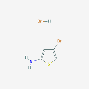 molecular formula C4H5Br2NS B13709949 2-Amino-4-bromothiophene Hydrobromide 