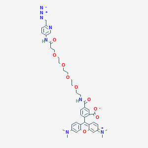 molecular formula C42H48N8O9 B13709959 TAMRA Picolyl Azide 