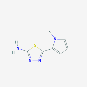 2-Amino-5-(1-methyl-2-pyrrolyl)-1,3,4-thiadiazole