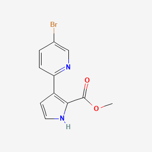 Methyl 3-(5-Bromo-2-pyridyl)-1H-pyrrole-2-carboxylate