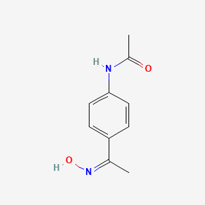 molecular formula C10H12N2O2 B13710037 N-{4-[(1Z)-N-hydroxyethanimidoyl]phenyl}acetamide 