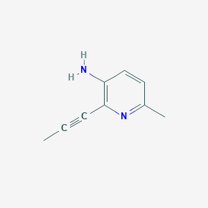 3-Amino-6-methyl-2-(1-propynyl)pyridine