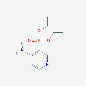 molecular formula C9H15N2O3P B13710073 Diethyl (4-Amino-3-pyridyl)phosphonate 