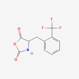 4-[2-(Trifluoromethyl)benzyl]oxazolidine-2,5-dione