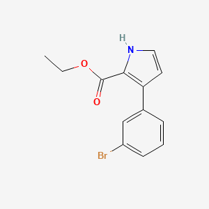 Ethyl 3-(3-Bromophenyl)-1H-pyrrole-2-carboxylate