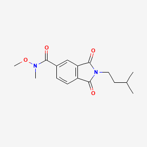 2-Isopentyl-N-methoxy-N-methyl-1,3-dioxoisoindoline-5-carboxamide