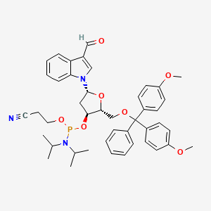 molecular formula C44H50N3O7P B13710197 5-Formylindole-CE Phosphoramidite 