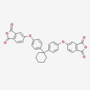 5-[4-[1-[4-[(1,3-dioxo-2-benzofuran-5-yl)oxy]phenyl]cyclohexyl]phenoxy]-2-benzofuran-1,3-dione