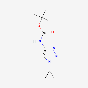 N-Boc-1-cyclopropyl-1H-1,2,3-triazol-4-amine