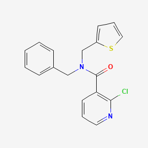 N3-Benzyl-N3-(2-thienylmethyl)-2-chloronicotinamide