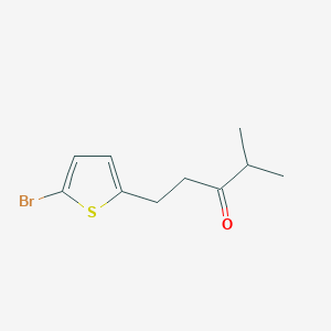 1-(5-Bromothiophen-2-yl)-4-methylpentan-3-one