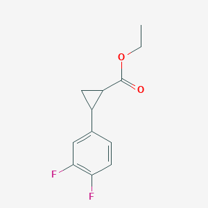 Ethyl (1S,2S)-2-(3,4-Difluorophenyl)cyclopropanecarboxylate