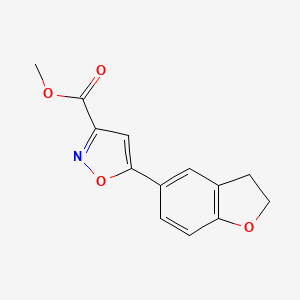 Methyl 5-(2,3-Dihydro-5-benzofuryl)isoxazole-3-carboxylate