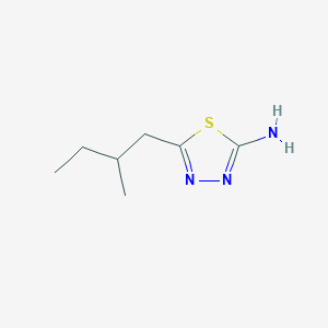 5-(2-Methylbutyl)-1,3,4-thiadiazol-2-amine