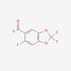 2,2,6-Trifluorobenzo[d][1,3]dioxole-5-carbaldehyde