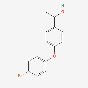 1-[4-(4-Bromophenoxy)phenyl]ethan-1-ol