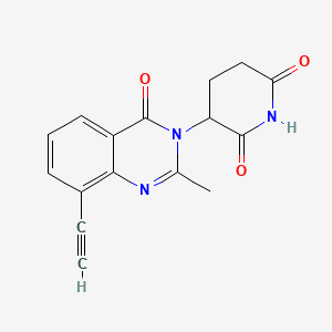 3-(8-Ethynyl-2-methyl-4-oxoquinazolin-3(4H)-yl)piperidine-2,6-dione