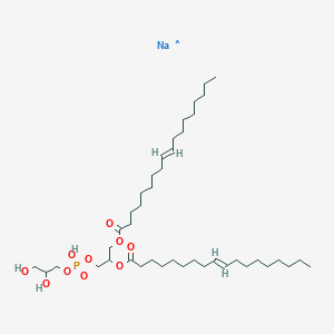 molecular formula C42H79NaO10P B13710368 1-[(2,3-Dihydroxypropyl phosphonato)oxy]-3-(octadec-9-enoyloxy)propan-2-yl octadec-9-enoate sodium hydride 