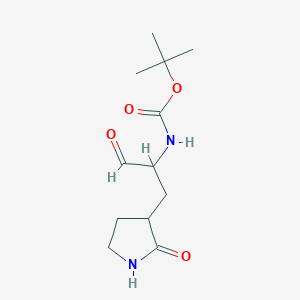 (S)-2-(Boc-amino)-3-[(S)-2-oxo-3-pyrrolidinyl]propanal