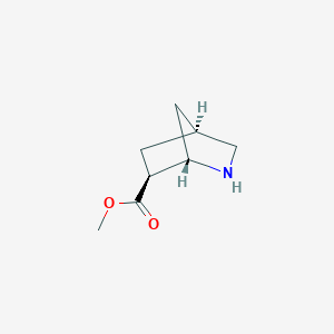 B137104 Methyl (1S,4S,6S)-2-azabicyclo[2.2.1]heptane-6-carboxylate CAS No. 145375-03-7