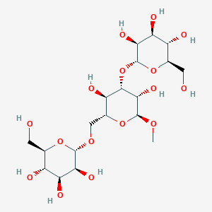 molecular formula C19H34O16 B13710405 Methyl 3,6-di-O-(A-D-mannopyranosyl)-A-D-mannopyranoside 