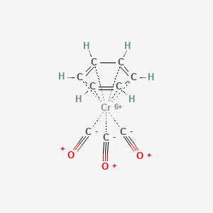 molecular formula C9H6CrO3+6 B13710417 (Benzene)tricarbonylchromium 