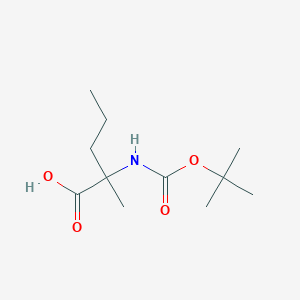 2-{[(Tert-butoxy)carbonyl]amino}-2-methylpentanoic acid