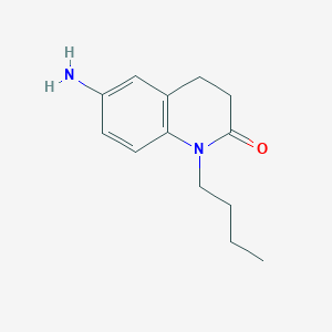 B1371047 6-amino-1-butyl-3,4-dihydroquinolin-2(1H)-one CAS No. 1153514-67-0