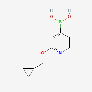 2-(Cyclopropylmethoxy)pyridine-4-boronic Acid