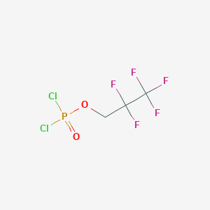 molecular formula C3H2Cl2F5O2P B13710497 2,2,3,3,3-Pentafluoropropyl Phosphorodichloridate 