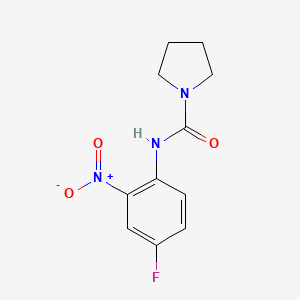 N-(4-Fluoro-2-nitrophenyl)pyrrolidine-1-carboxamide