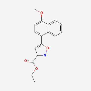 Ethyl 5-(4-Methoxy-1-naphthyl)isoxazole-3-carboxylate