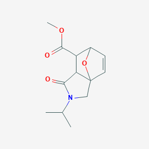 Methyl 1-oxo-2-(propan-2-yl)-1,2,3,6,7,7a-hexahydro-3a,6-epoxyisoindole-7-carboxylate