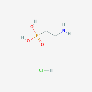 molecular formula C2H9ClNO3P B13710542 (2-Aminoethyl)phosphonic Acid Hydrochloride 