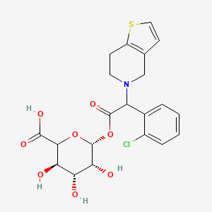 molecular formula C21H22ClNO8S B13710566 Clopidogrel Acyl-beta-D-glucuronide 