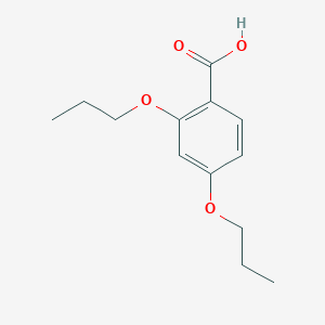 molecular formula C13H18O4 B1371060 2,4-Dipropoxybenzoic acid CAS No. 695812-18-1