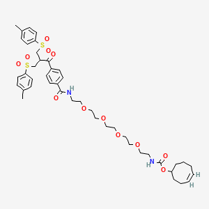 molecular formula C44H58N2O12S2 B13710601 Bis-sulfone-PEG4-TCO 