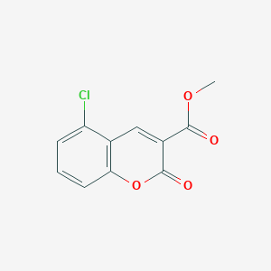 molecular formula C11H7ClO4 B13710627 methyl 5-chloro-2-oxo-2H-chromene-3-carboxylate 